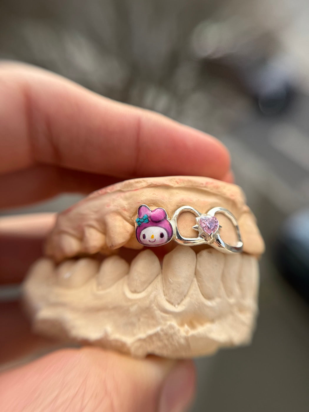 Charms & cœur rose